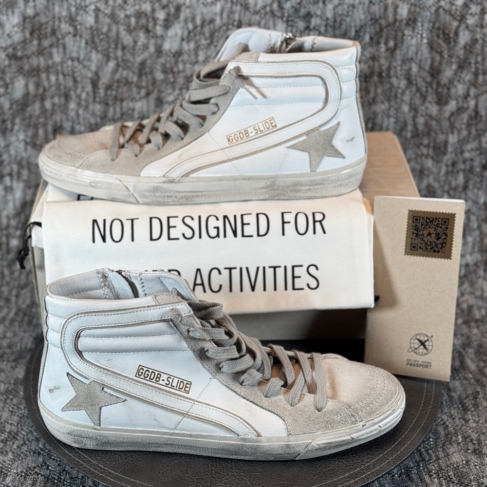 Golden Goose Slide Classic Zip Sneaker Men’s size 44 - Picture 2 of 13